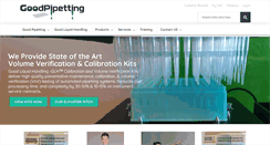Desktop Screenshot of goodpipetting.com